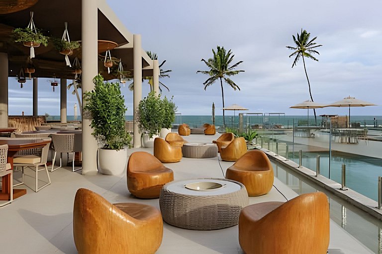 Ap 2 quartos resort beira-mar by Sole&Mare