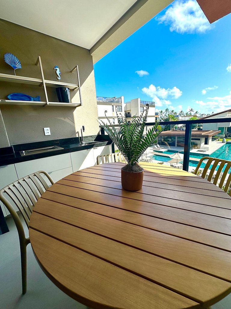 Ap 203 resort beira mar