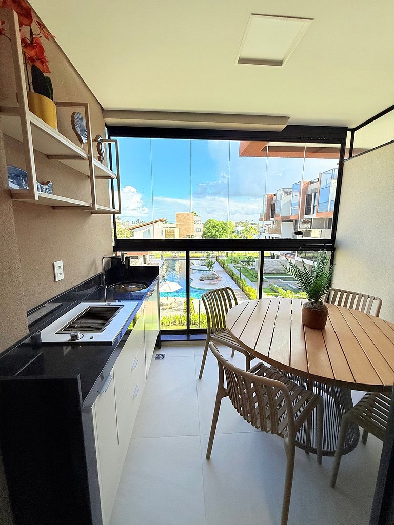 Ap 203 resort beira mar