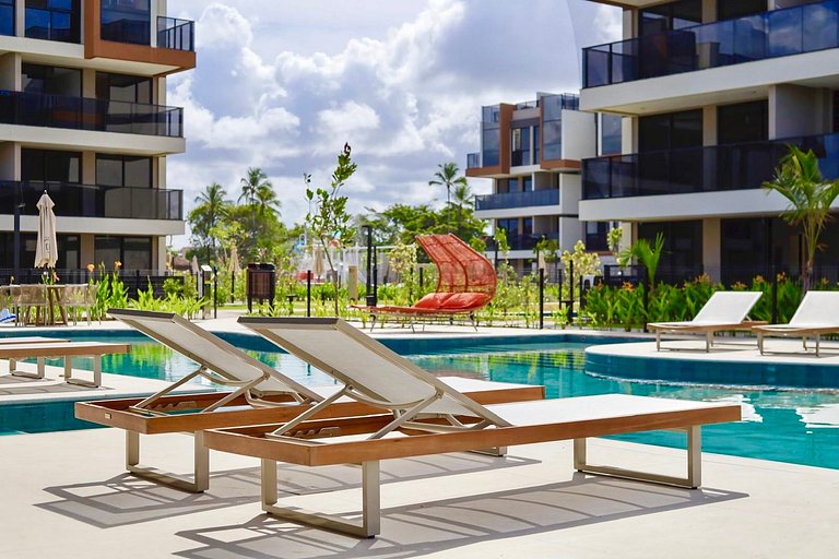 Apartamento Luxury resort beira mar