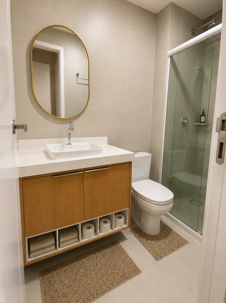Ap 2 quartos resort beira-mar by Sole&Mare